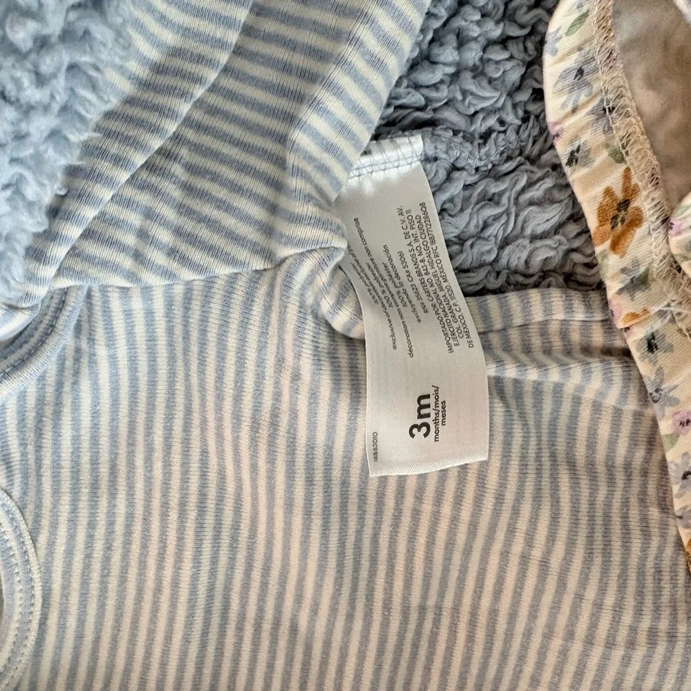 Carter's Cozy Blue Fleece Set with Floral Pants